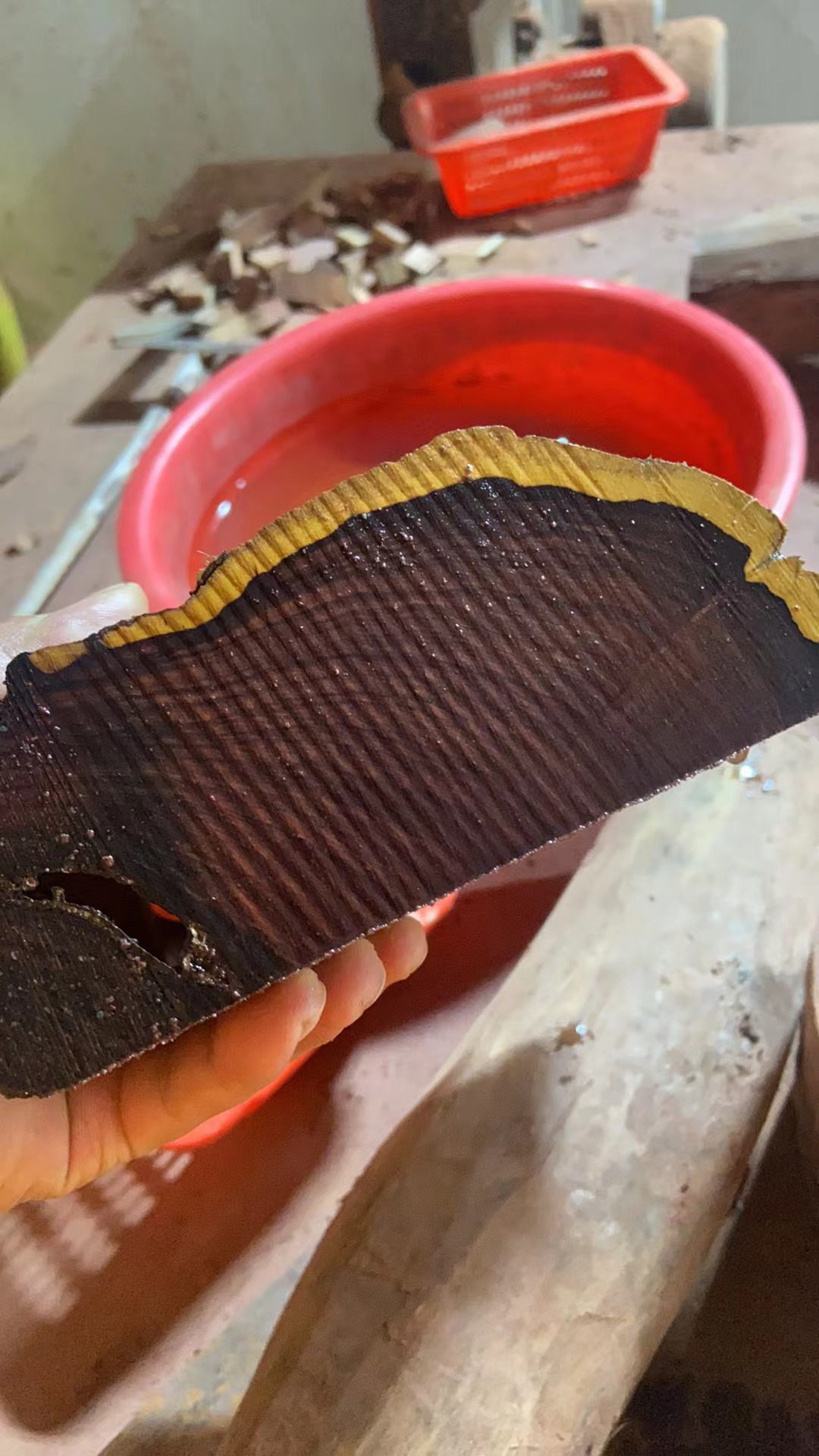 海南黄花梨紫油梨老料紫油梨1.5沉水定制开料不支持退换海黄