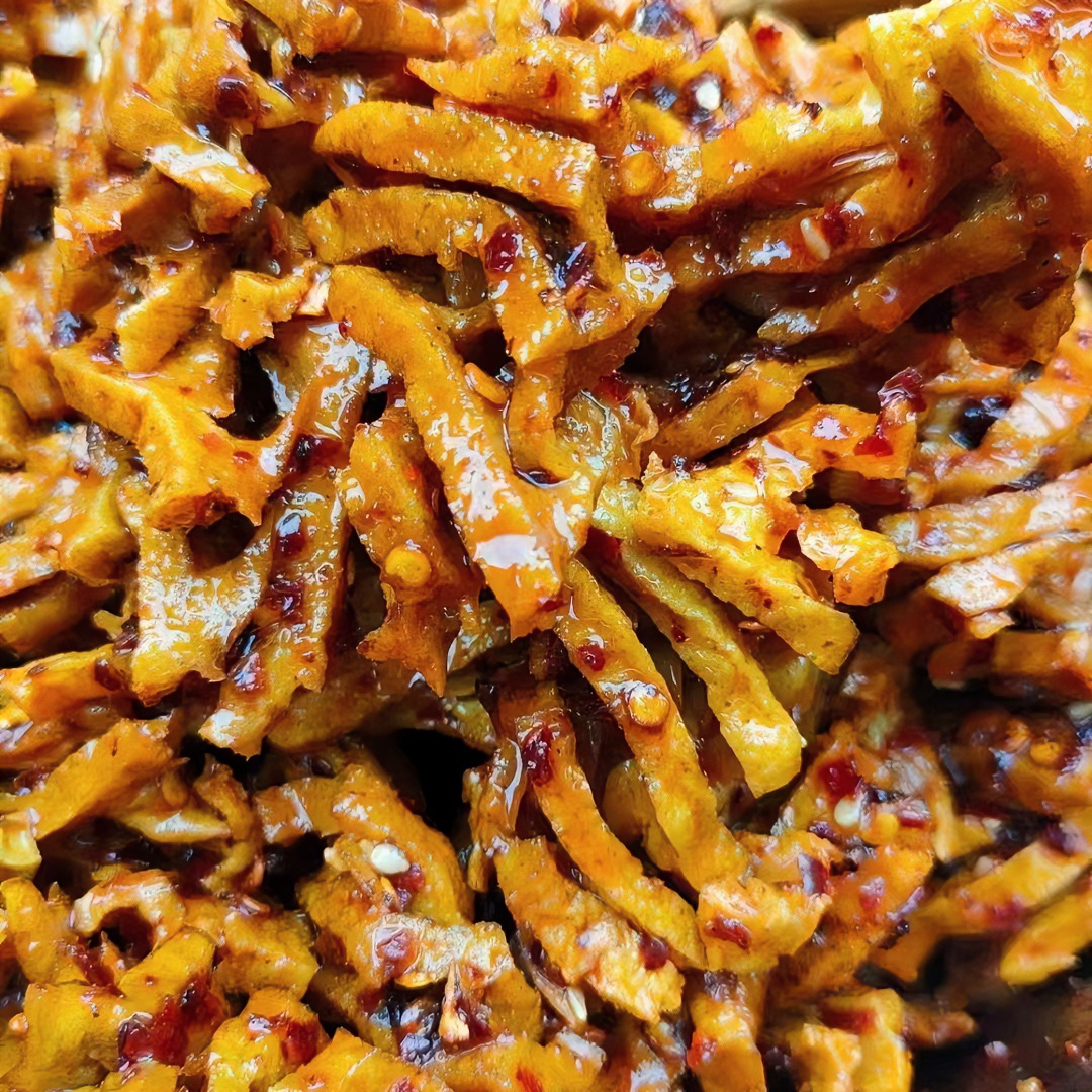 湖南特产邵阳武冈拉丝豆腐兰花串兰花香干豆腐串麻辣香辣花干小吃