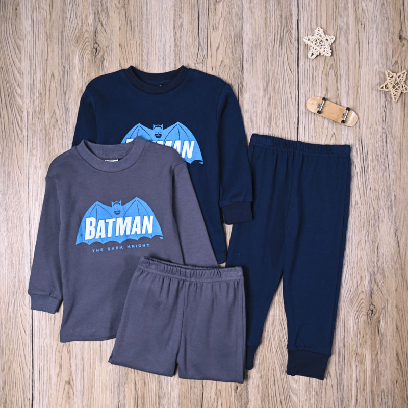 国内单 男宝春秋纯棉上衣长袖T恤打底长裤子男童秋衣秋裤家居套装