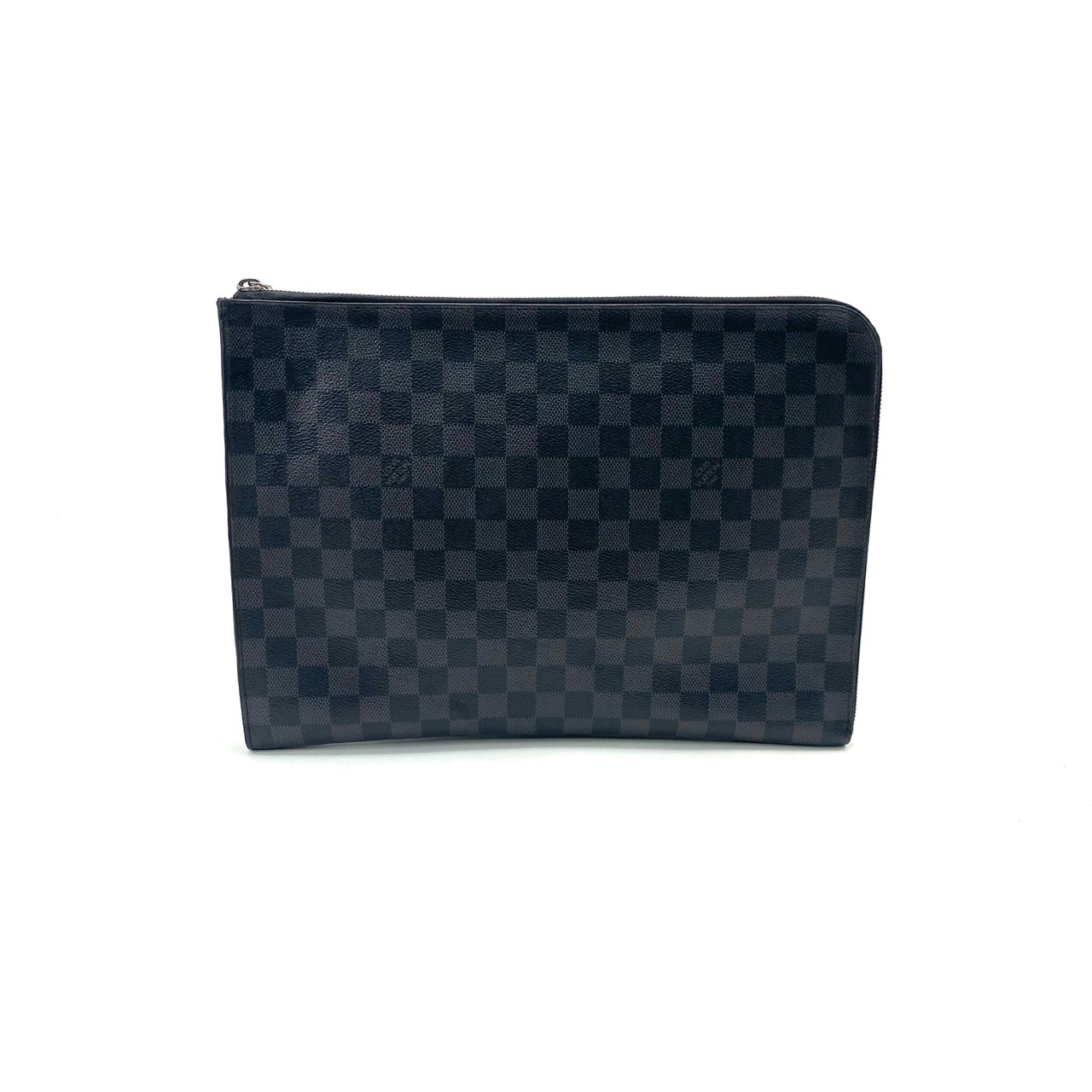 95新 LouisVuitton/路易威登  LV95新黑棋盘格L型手拿包