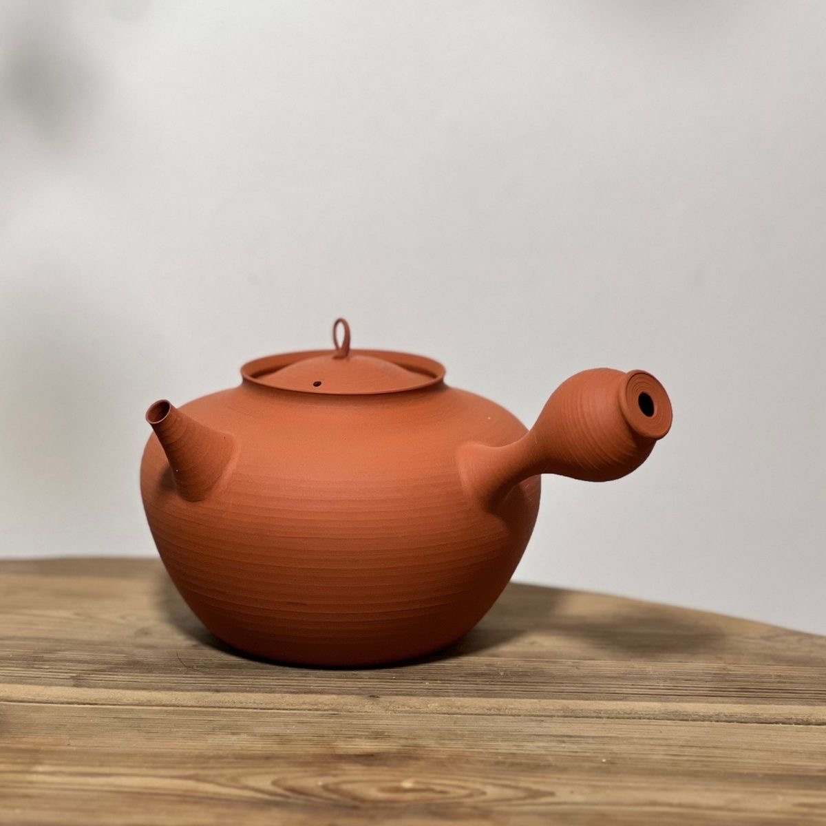 超薄胎手工鸡蛋黄紫砂砂铫煮水壶围炉煮茶工夫茶电陶炉煮茶壶跳