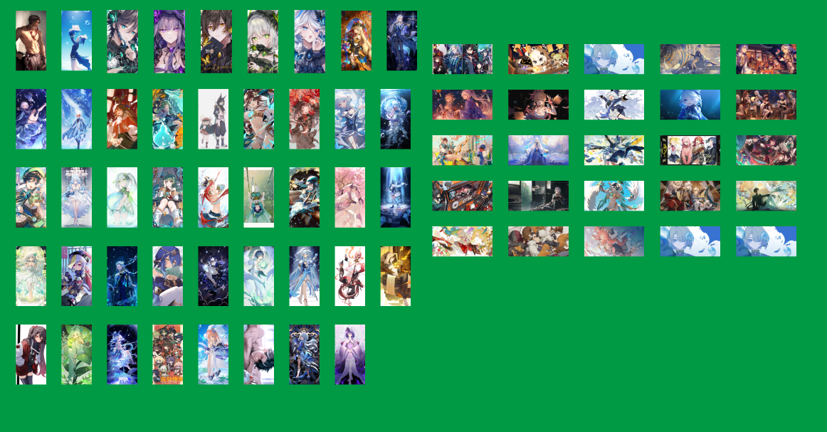 【3.9x7.8cm长条】原神 崩铁 同人 夹心双面透明亚克力DIY配件自选