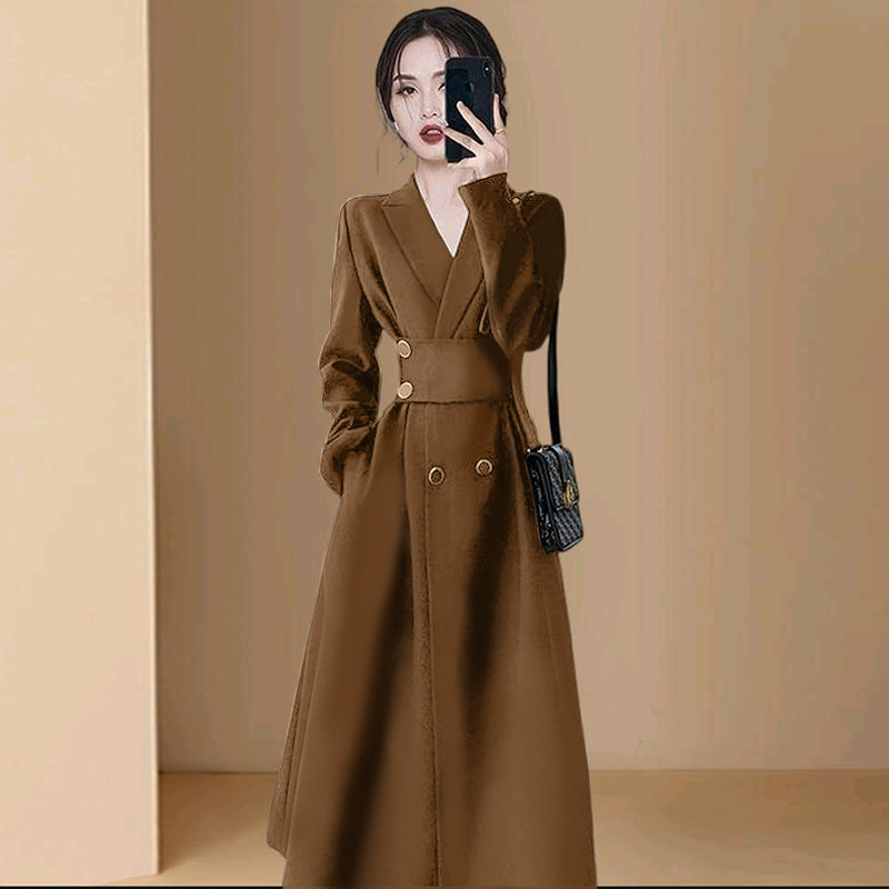 【小扬家推荐】一衣两穿连衣裙子奢华高端2023新款女装西装小黑裙