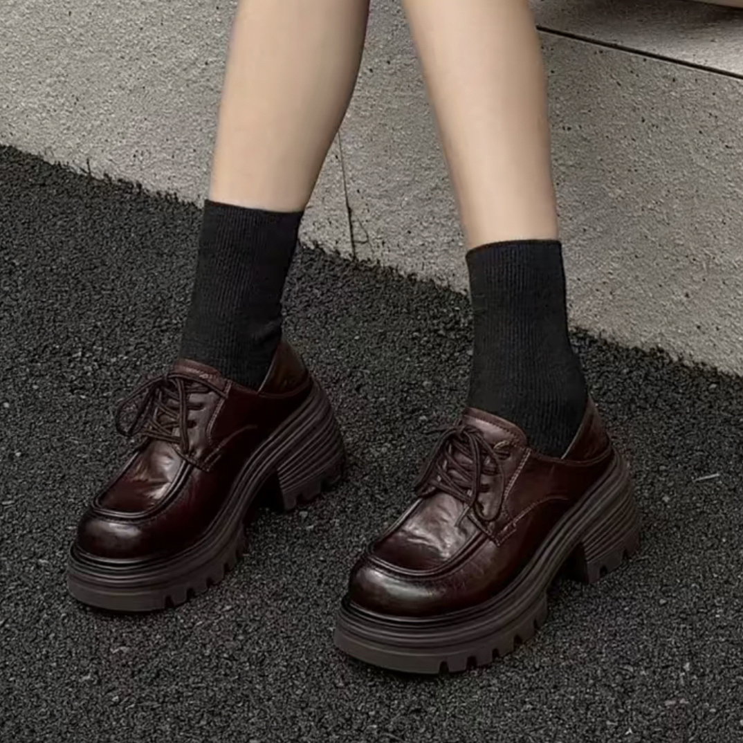 戈美其牛皮超轻乐福鞋390583726