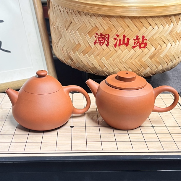 紫砂茶壶茶具潮州手拉壶张斌鸡蛋黄泥轻胎文旦薄胎巨轮珠清仓福利