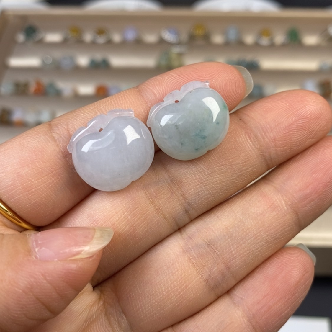 【闪购商品】翡翠颈饰未镶嵌冰**茶