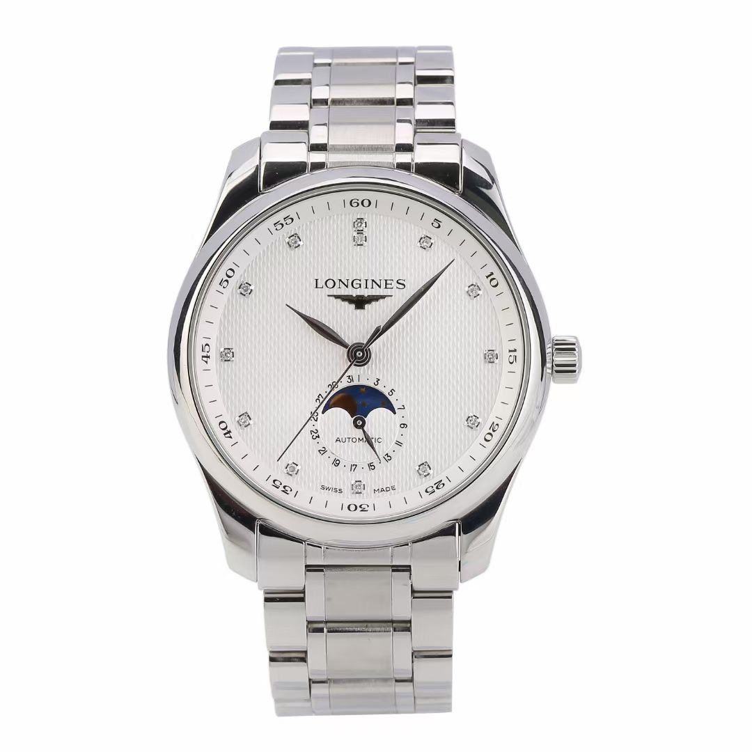 99新 Longines/浪琴 浪琴四针名匠系列/40男士/  自动机械表男款