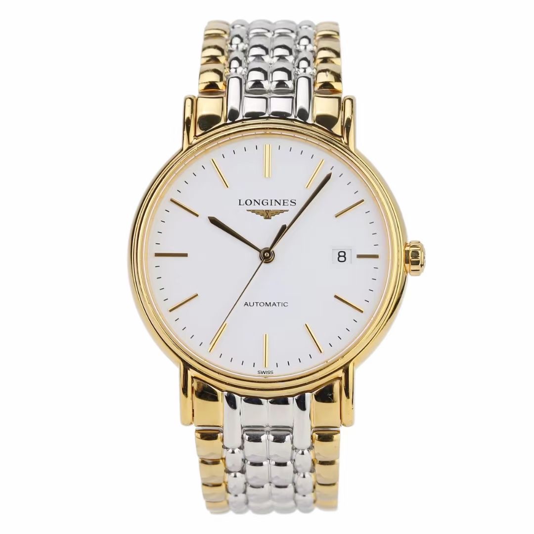 99新 Longines/浪琴 浪琴瑰丽系列/新款全套/38.5男士/自动机械表