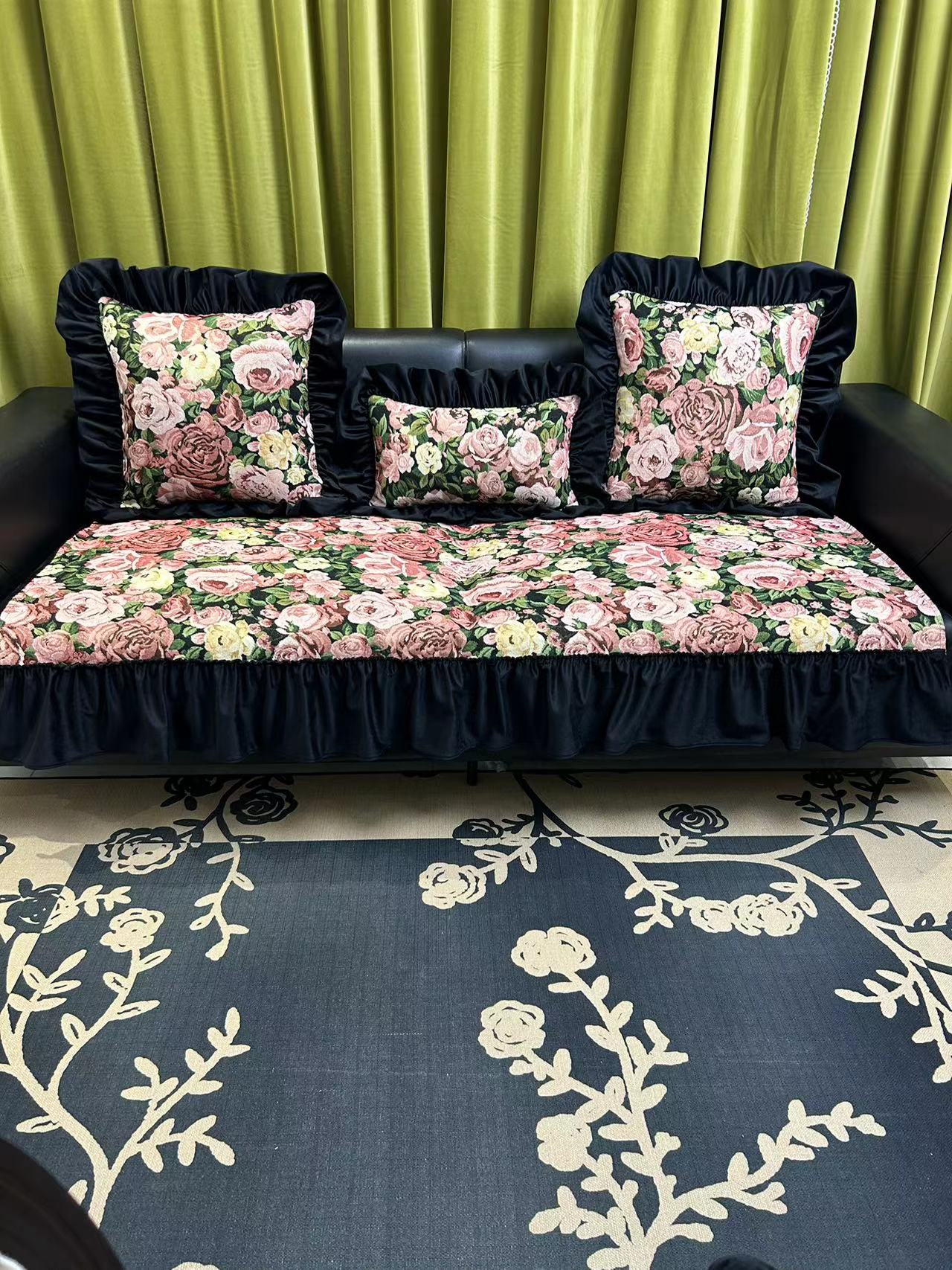 欧式高级感布艺沙发巾防滑耐脏万能沙发盖巾ins高颜值