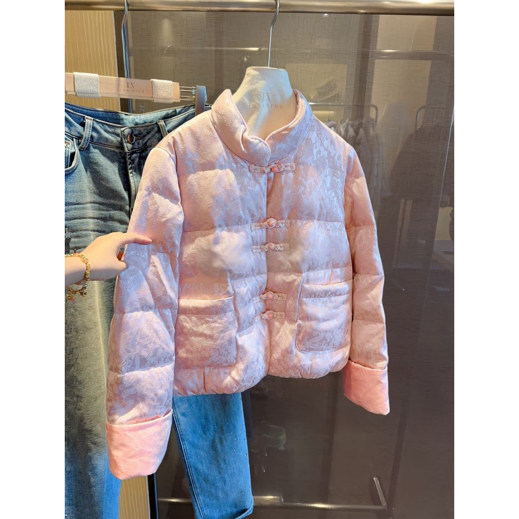 新中式保暖加厚女棉服时尚套装国风外套显瘦百搭防寒上衣百搭潮流