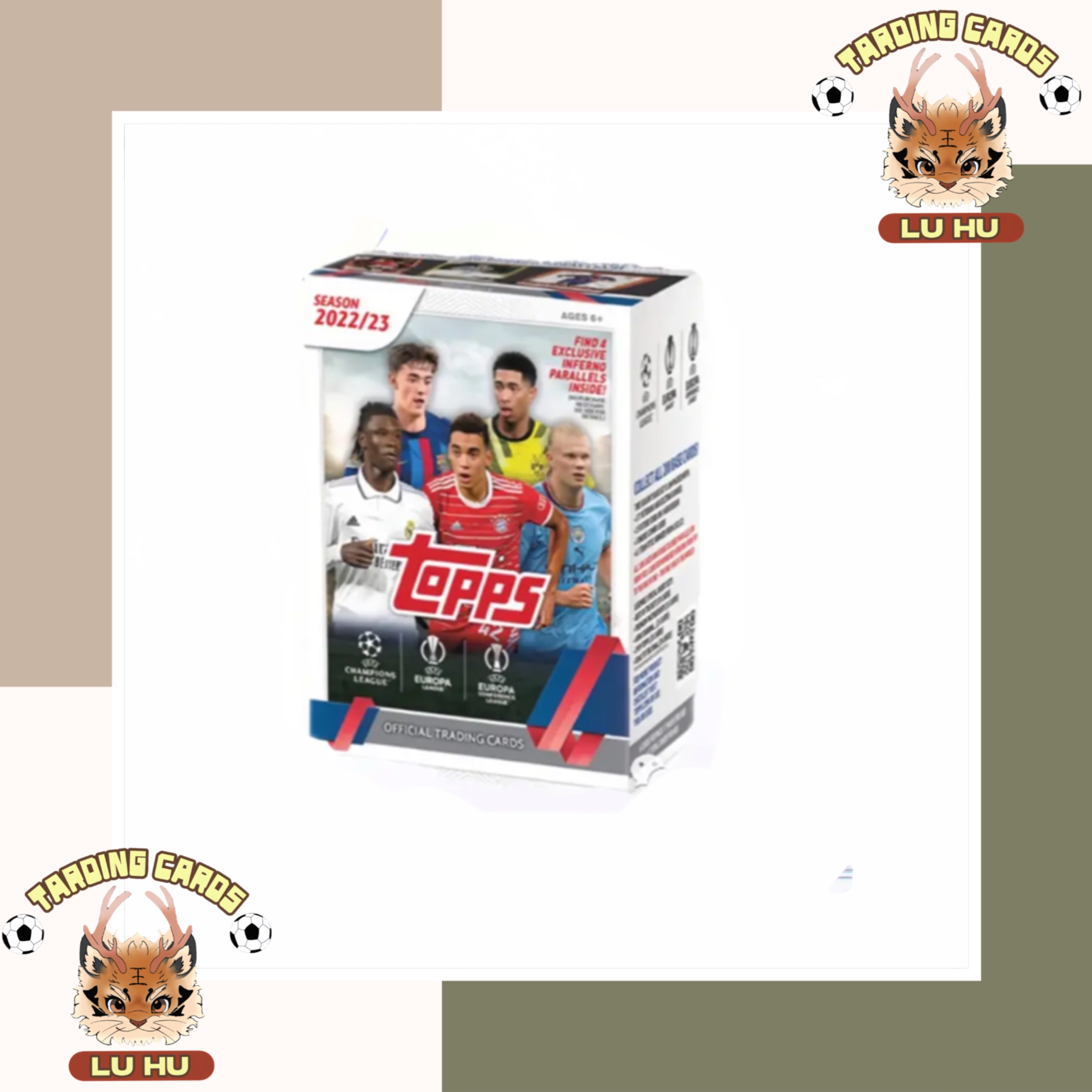 Topps 22-23赛季 欧战手雷球星卡盲盒 （默认代拆）