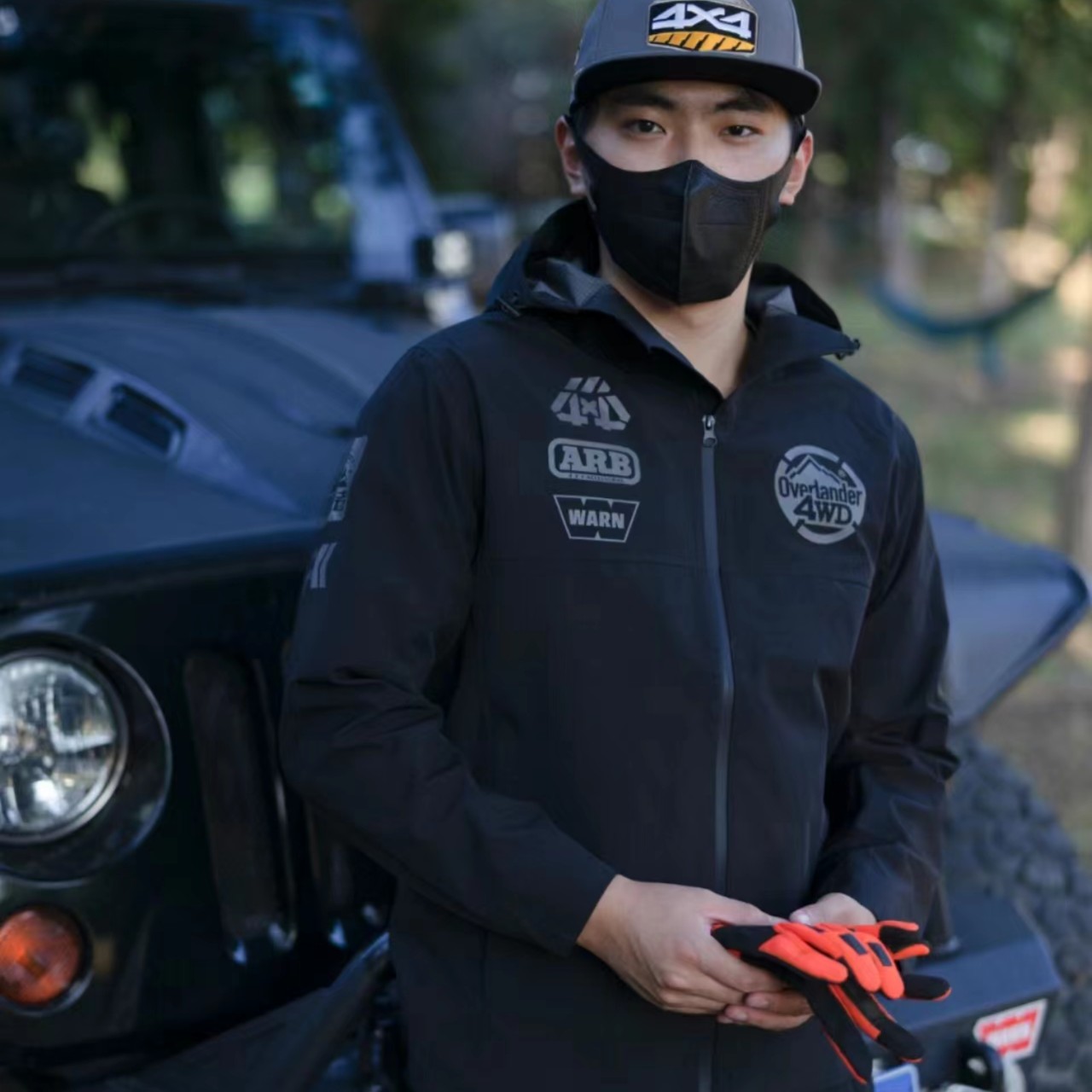 越野江湖新款“勘路者联名款”防水冲锋衣休闲百搭男女同款