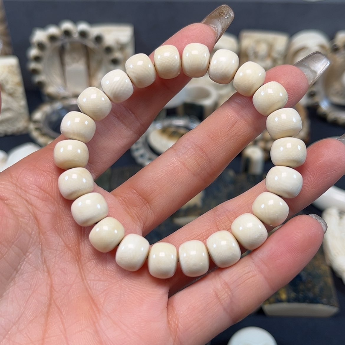 【闪购商品】白玉菩提吊坠通*9/10