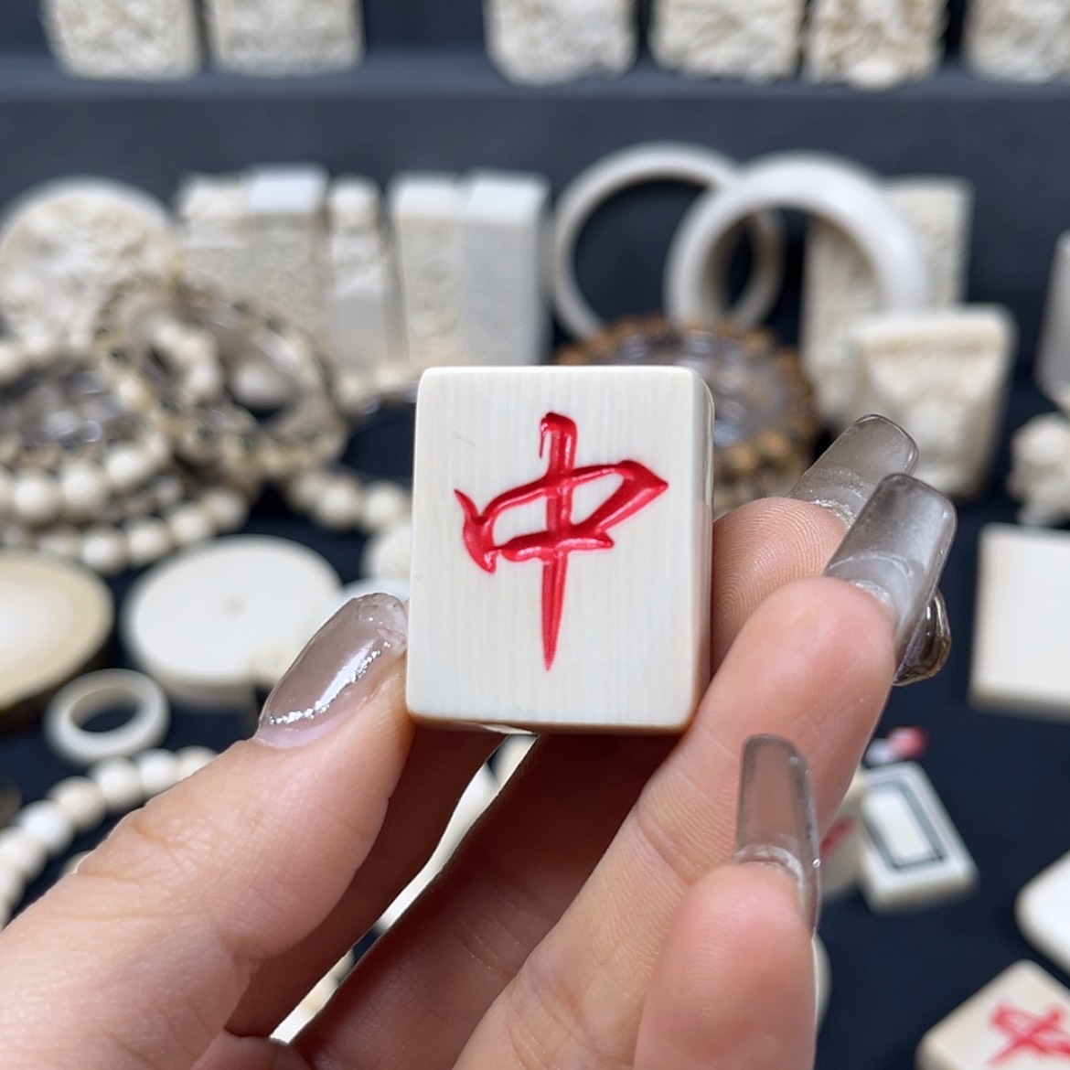 【闪购商品】白玉菩提吊坠照***瓢猛犸牙