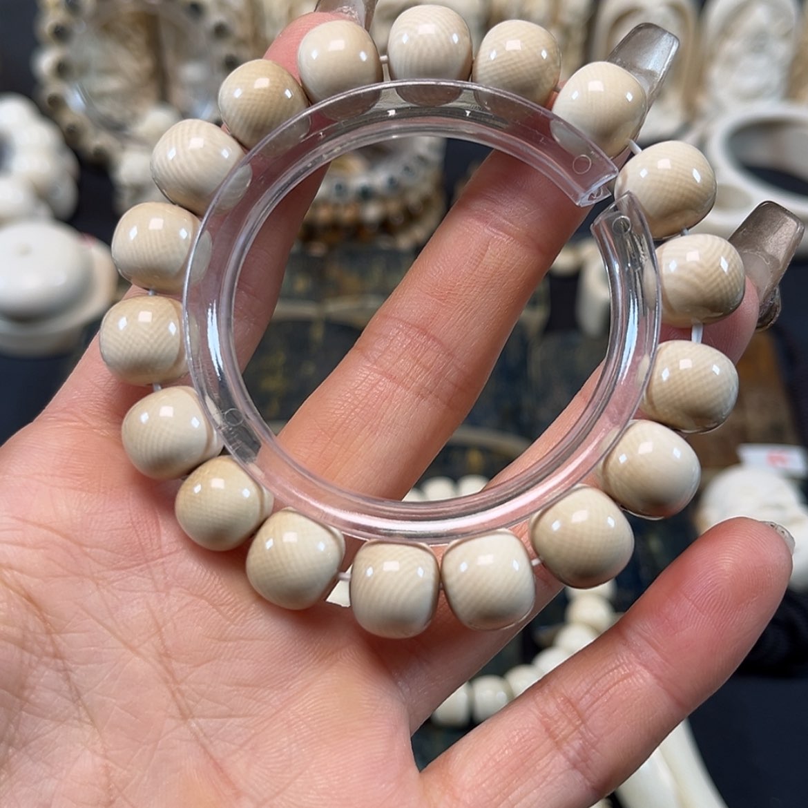 【闪购商品】白玉菩提吊坠ℛ*?猛犸牙