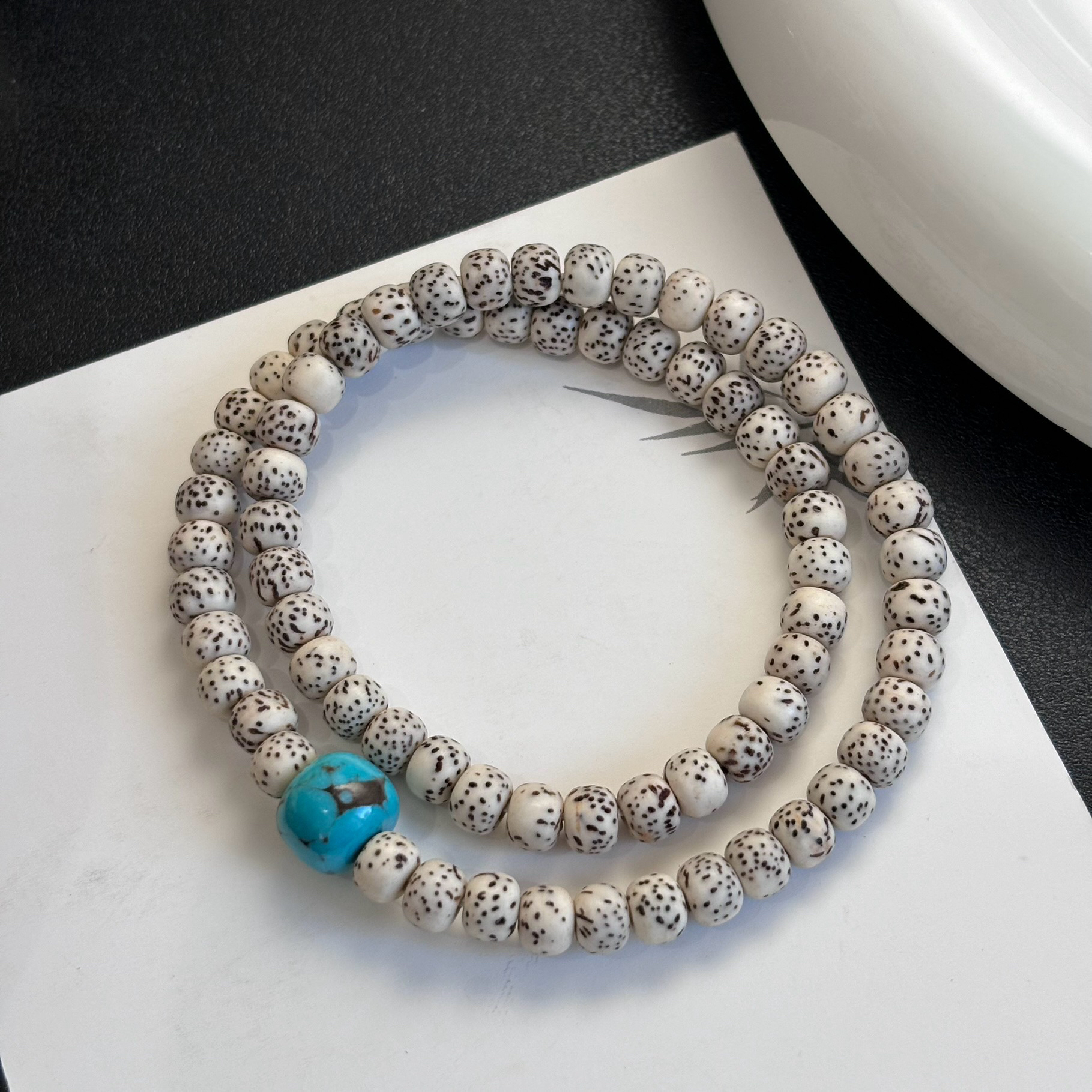 原生态星月菩提手串6mm算盘珠文玩手链