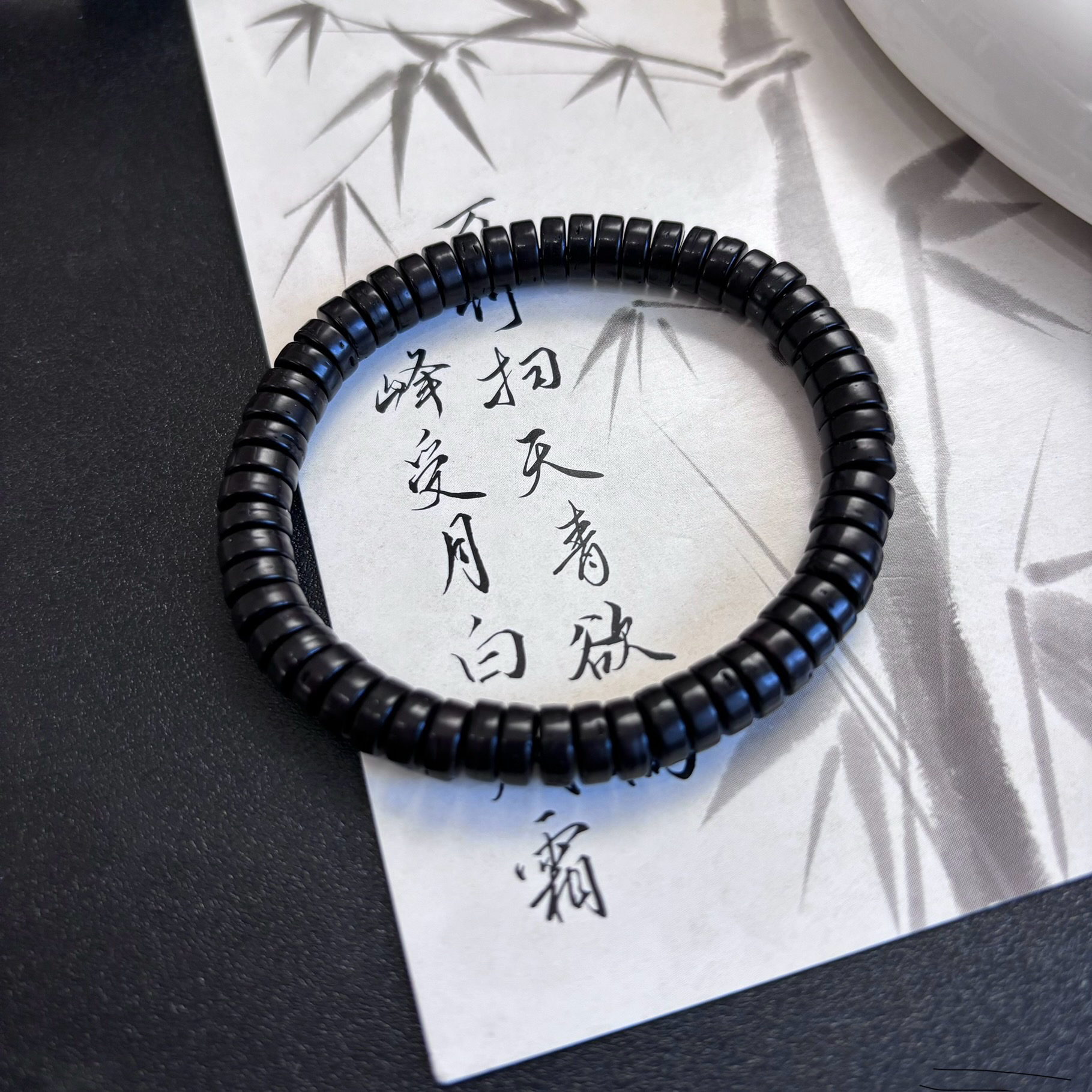 原生态椰蒂老料单圈尺寸7mm百搭小众文玩手串