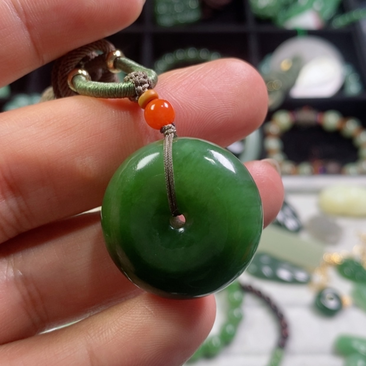 【闪购商品】和田玉（碧玉）颈饰未镶嵌
