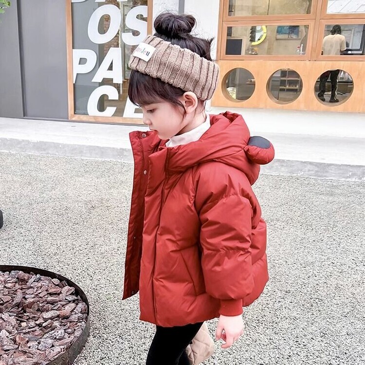 2023新款女中大童韩版加棉加厚秋冬季卡通可爱洋气仙女外套潮时髦