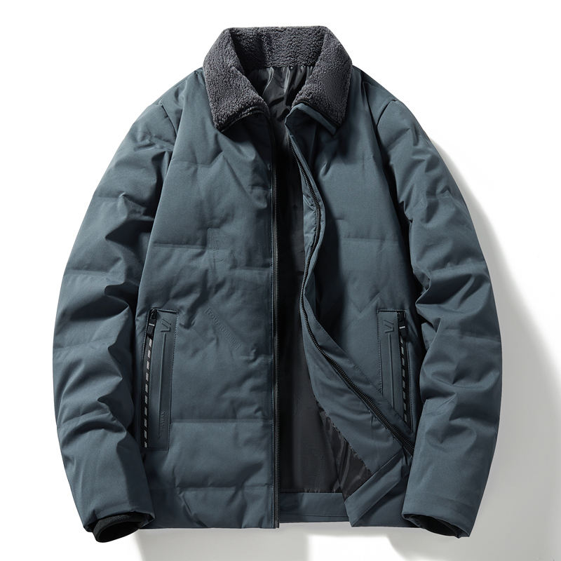 波司登男士新款冬季羽绒服保暖防寒中老年翻领加厚商务休闲款外套
