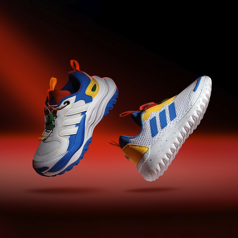 【清仓】阿迪达斯24新款儿童跑步厚底运动休闲老爹鞋千层鞋 JH7169