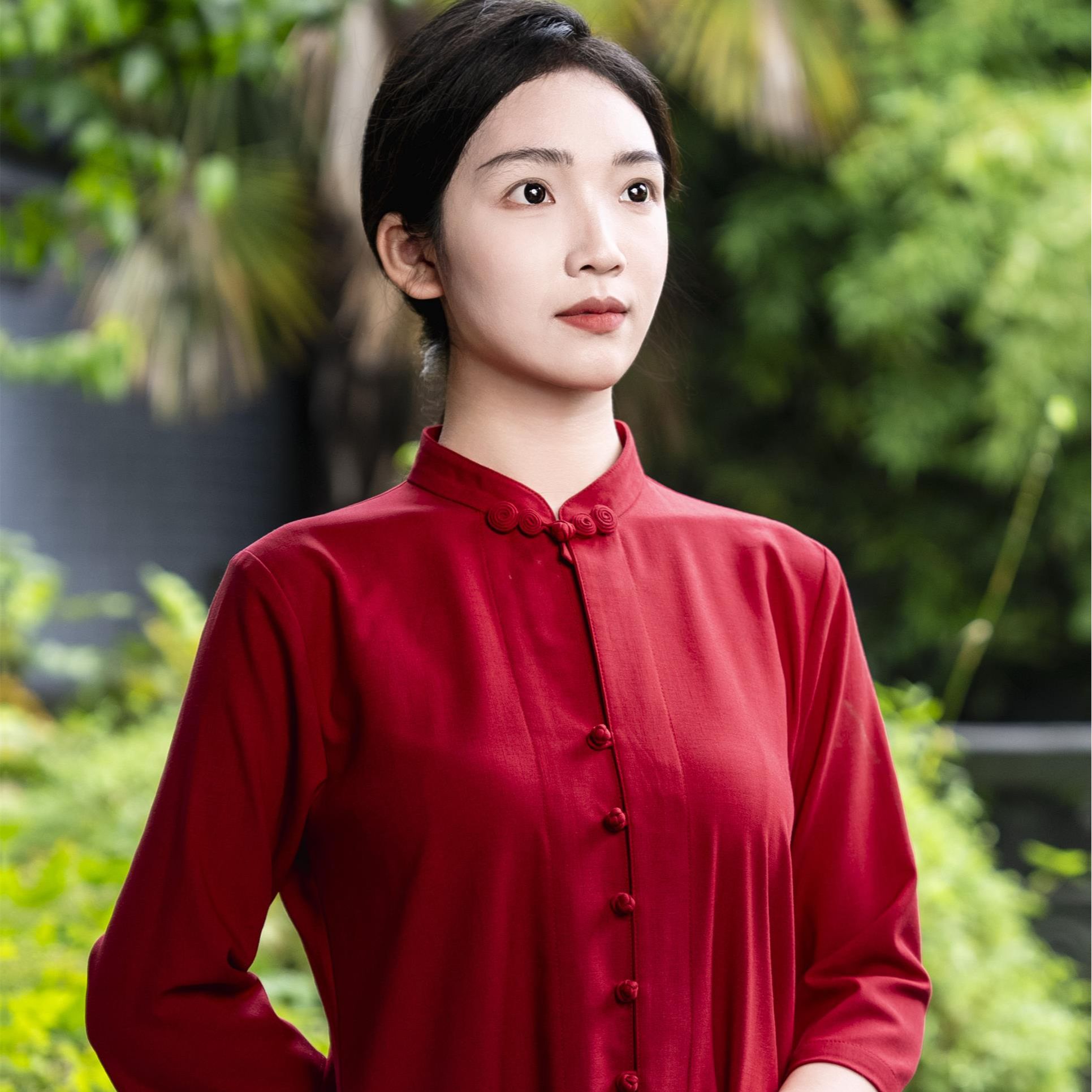 道行布衣天丝麻太极服女款练功服休闲服新中式武术服中国风春秋