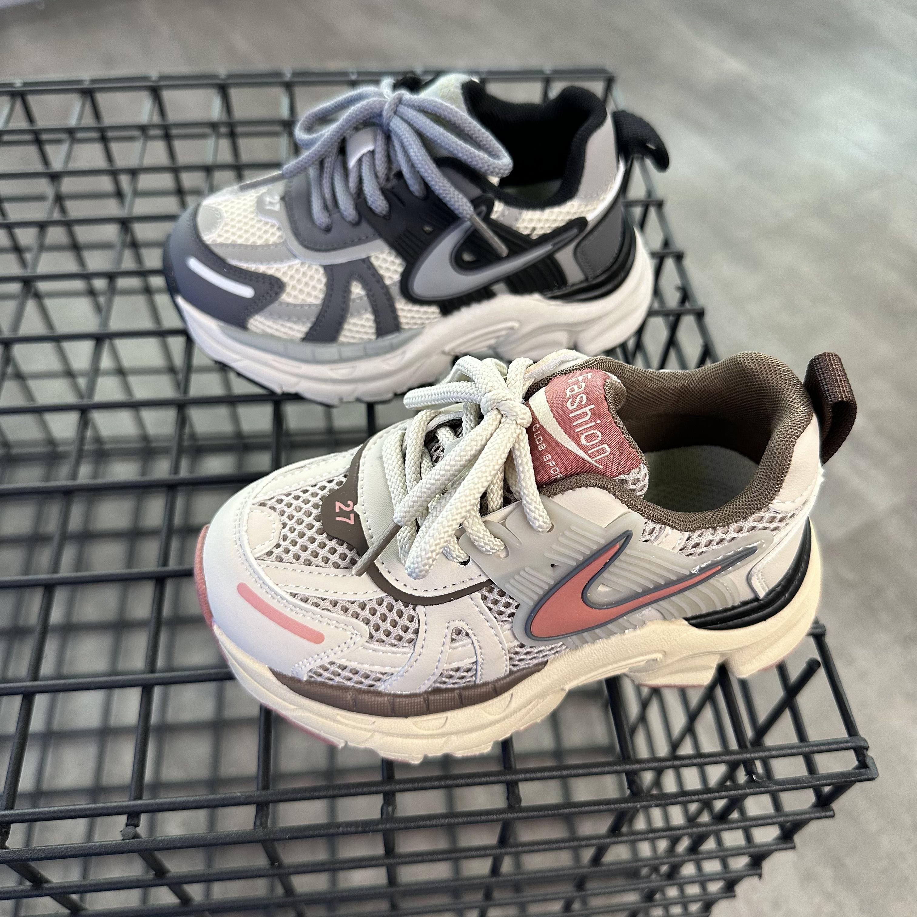 【实体高品】儿童运动鞋透气老爹鞋男童跑鞋2024春季新款女童潮鞋