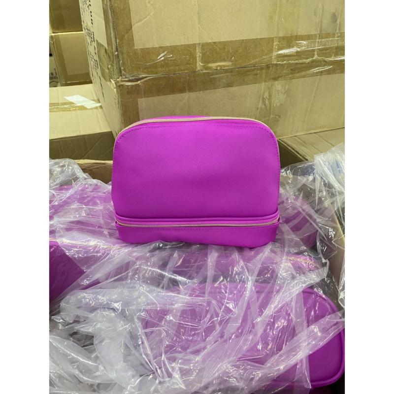 外贸尾货双层化妆包首饰盒大容量贝壳型多功能旅行便携洗漱包