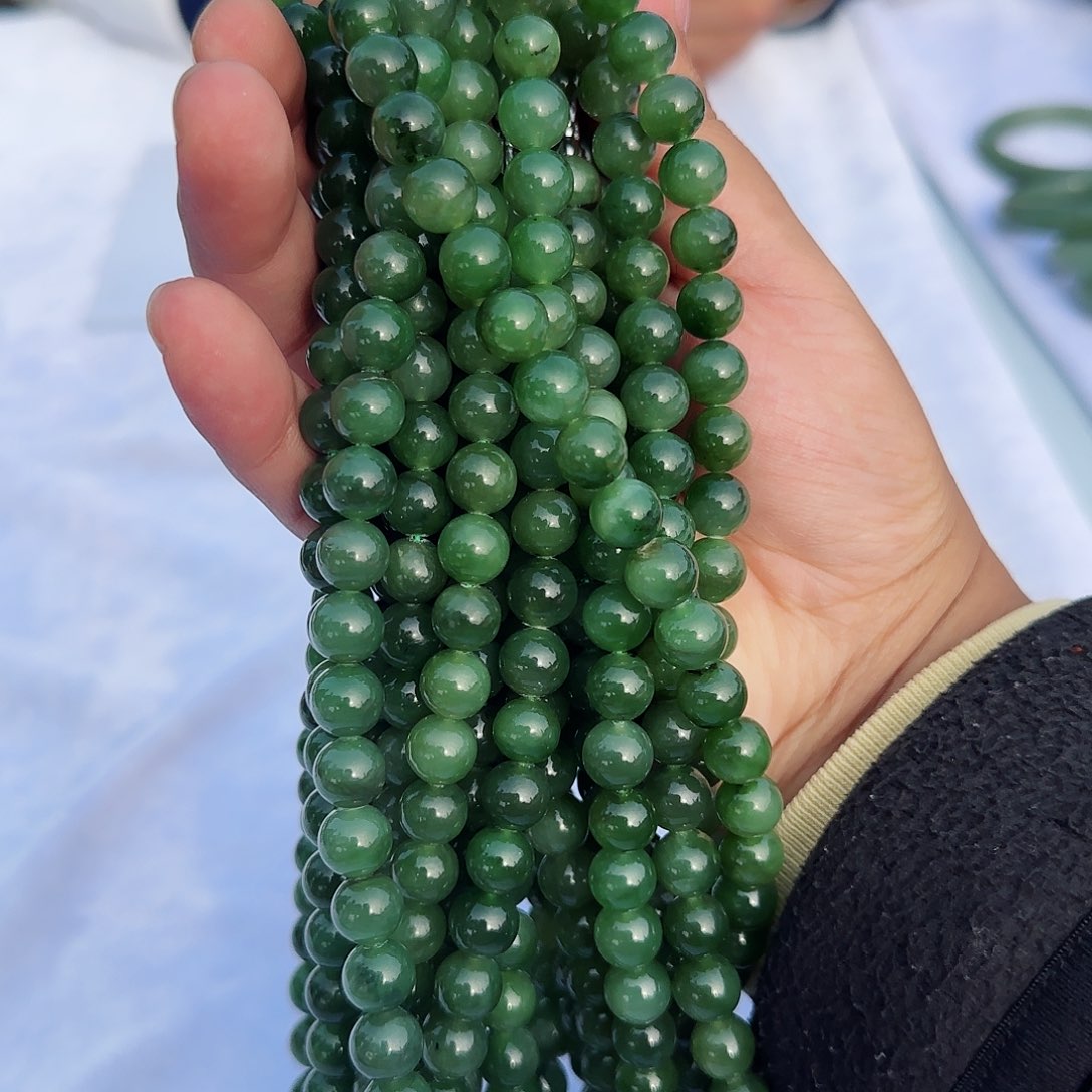 和田玉颈饰未镶嵌碧玉猫眼妈妈链卡9+多样性发一