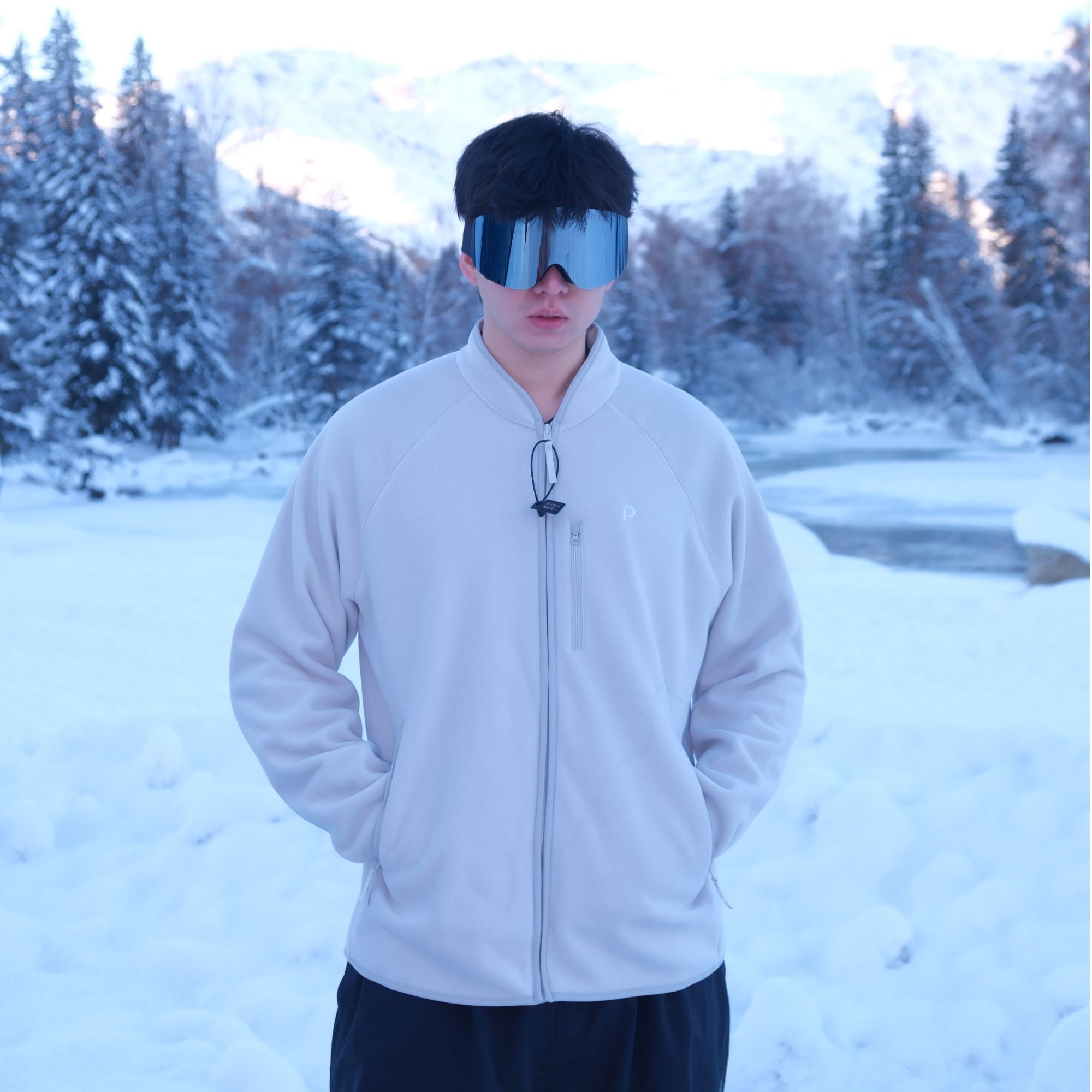 PPMD【保温抓绒内胆】户外滑雪抓绒全拉链立领全拉链冲锋衣内胆