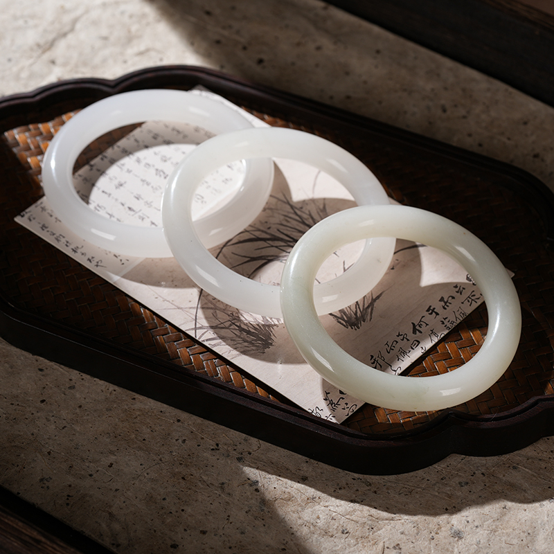 天然白月光手镯女款气质百搭镯子2号WX3066多样性发一