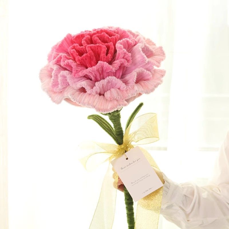 巨型康乃馨 向日葵 扭扭棒玫瑰DIY手工编织自制手工 送女友送朋友