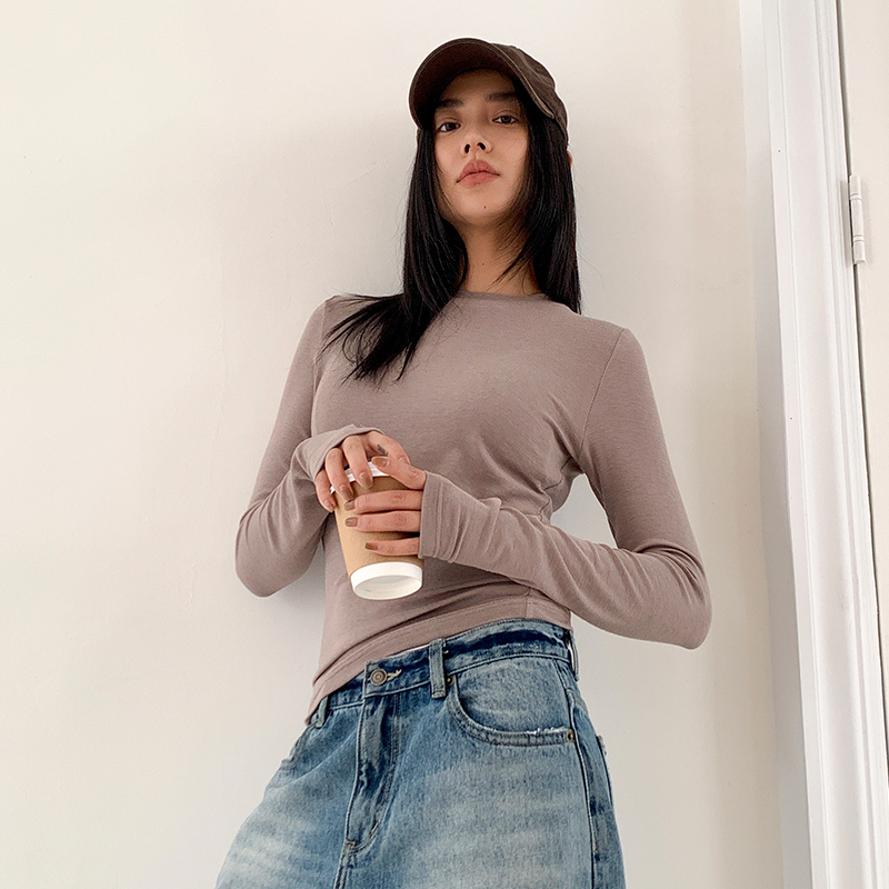 PURITY YH小众简约内搭外穿修身羊毛百搭打底高级感气质圆领休闲