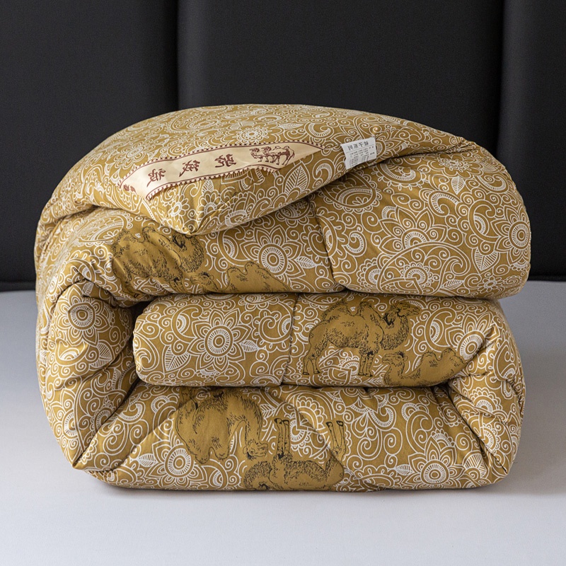 保暖速热棉被驼纤维被子加厚冬被春秋被单人学生宿舍棉被双人被芯