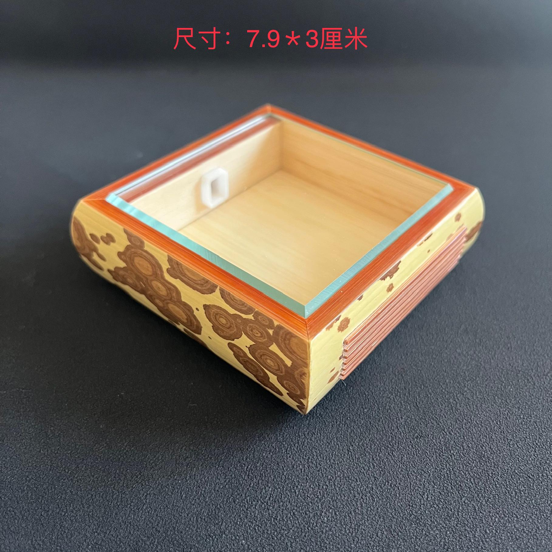 海派陈湘梅妃竹大方竹蛉绿金钟霍氏片蟋蛉子盒        