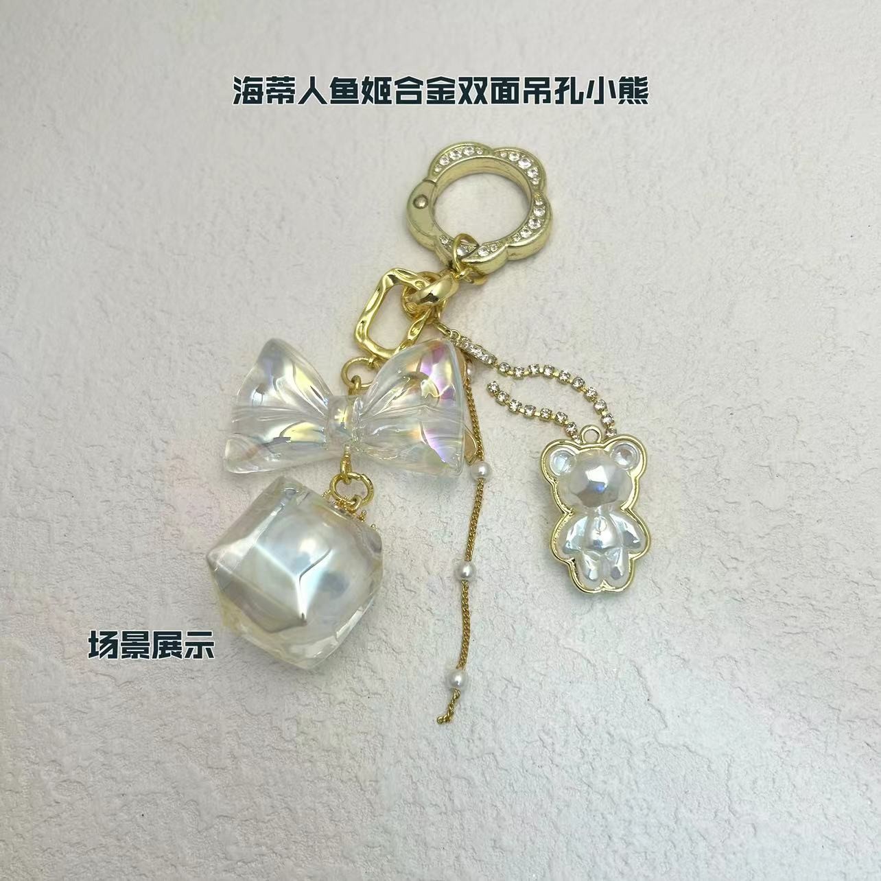 纯手工改娃天使摆件带发光盒子可爱装饰