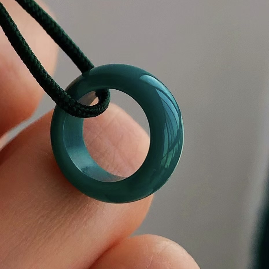 原矿精品绿松石精品跑环