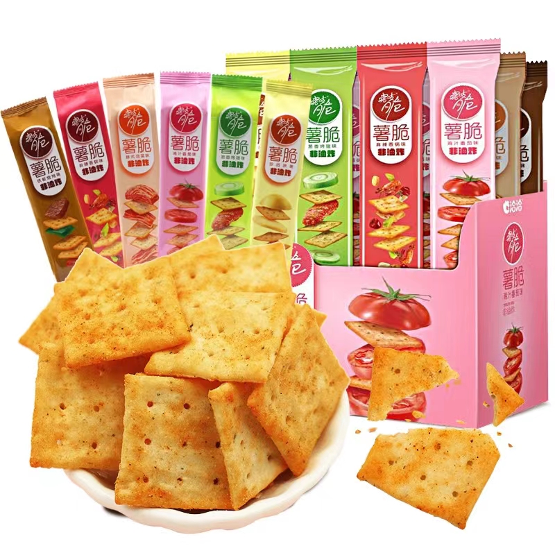 洽洽喀吱脆薯片恰恰薯脆多条装非油炸网红办公室经典零食小吃美味