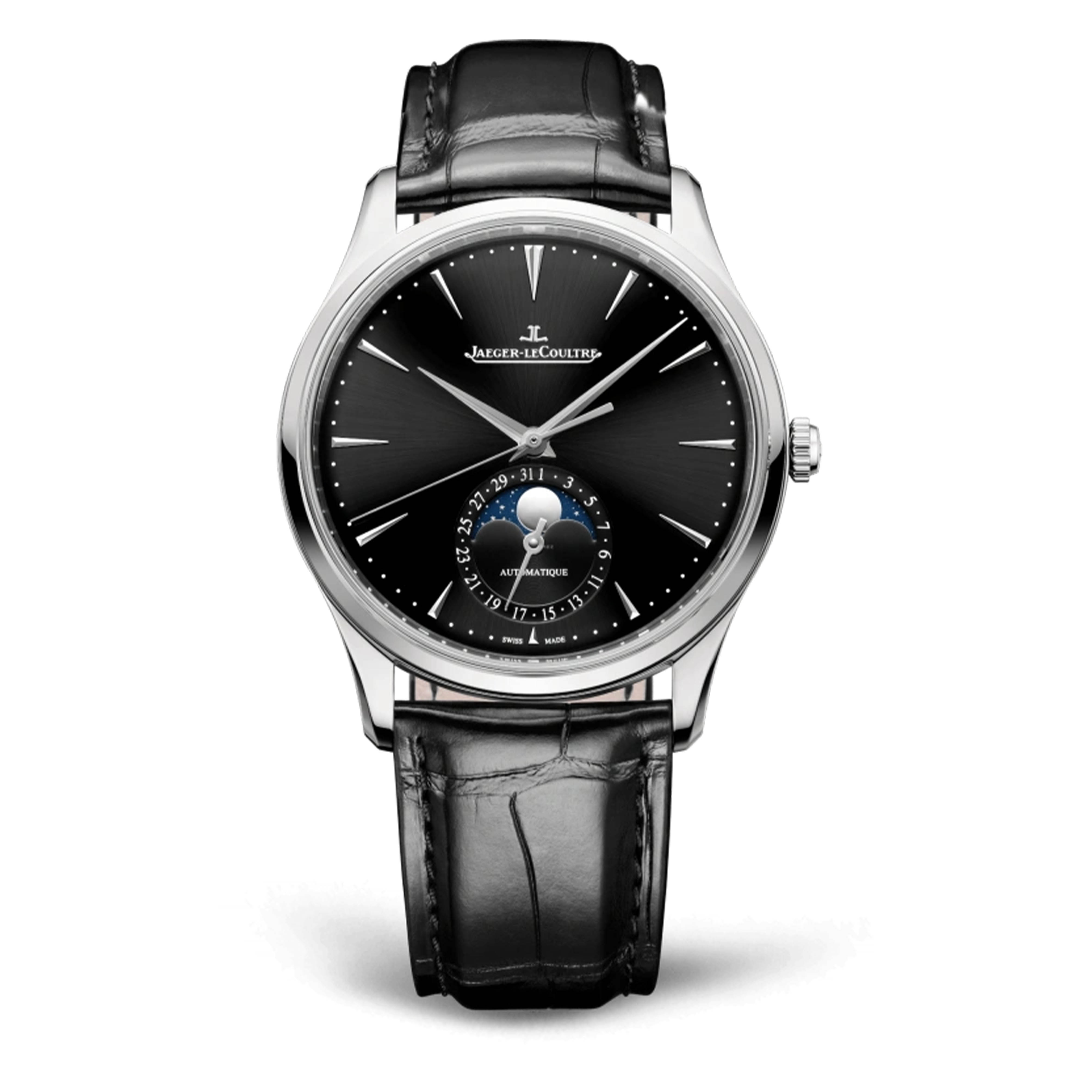 全新未使用 Jaeger-LeCoultre/积家 /Q1368471超薄大师黑盘/25年