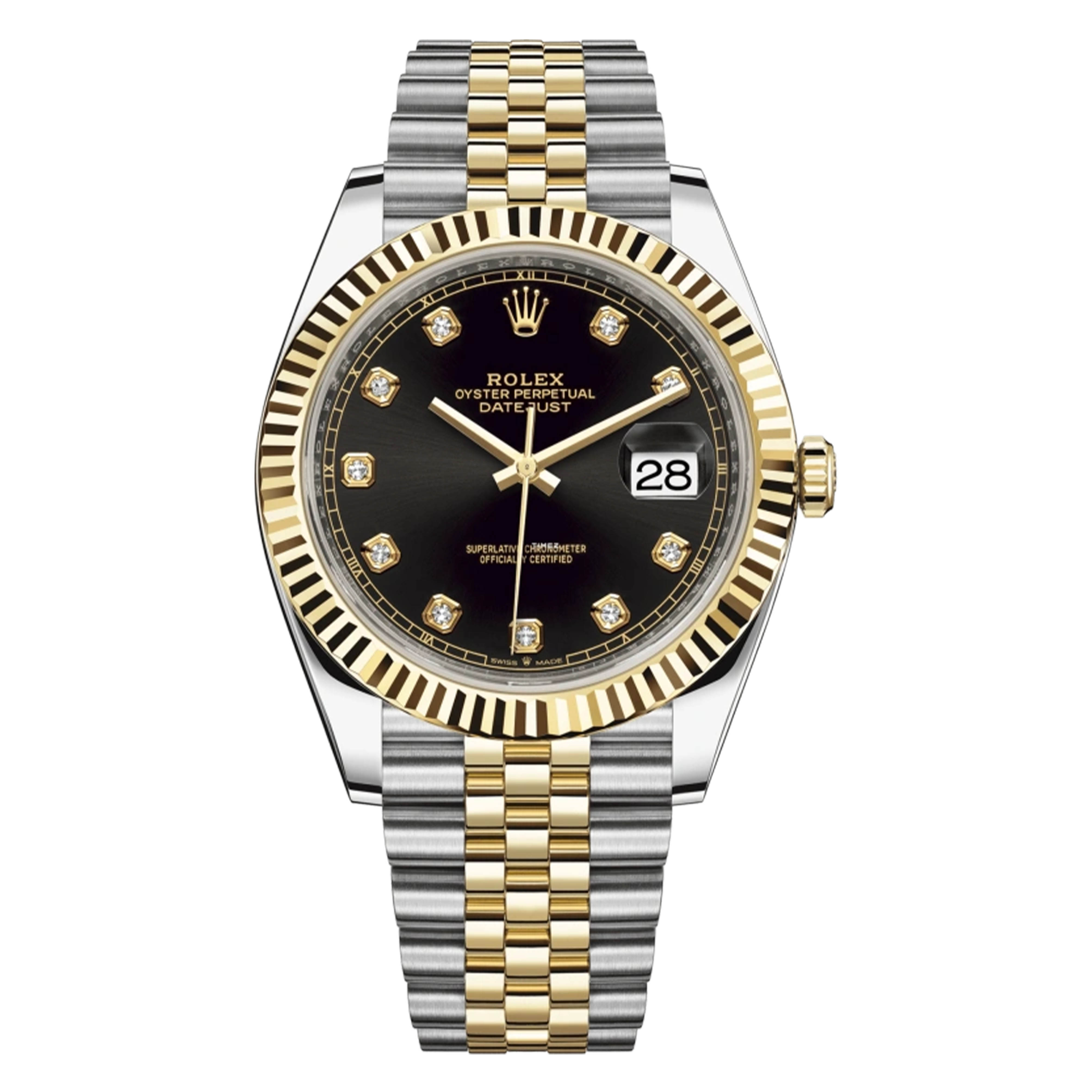 全新未使用 Rolex/劳力士 /126333间金黑钻/24年/41mm