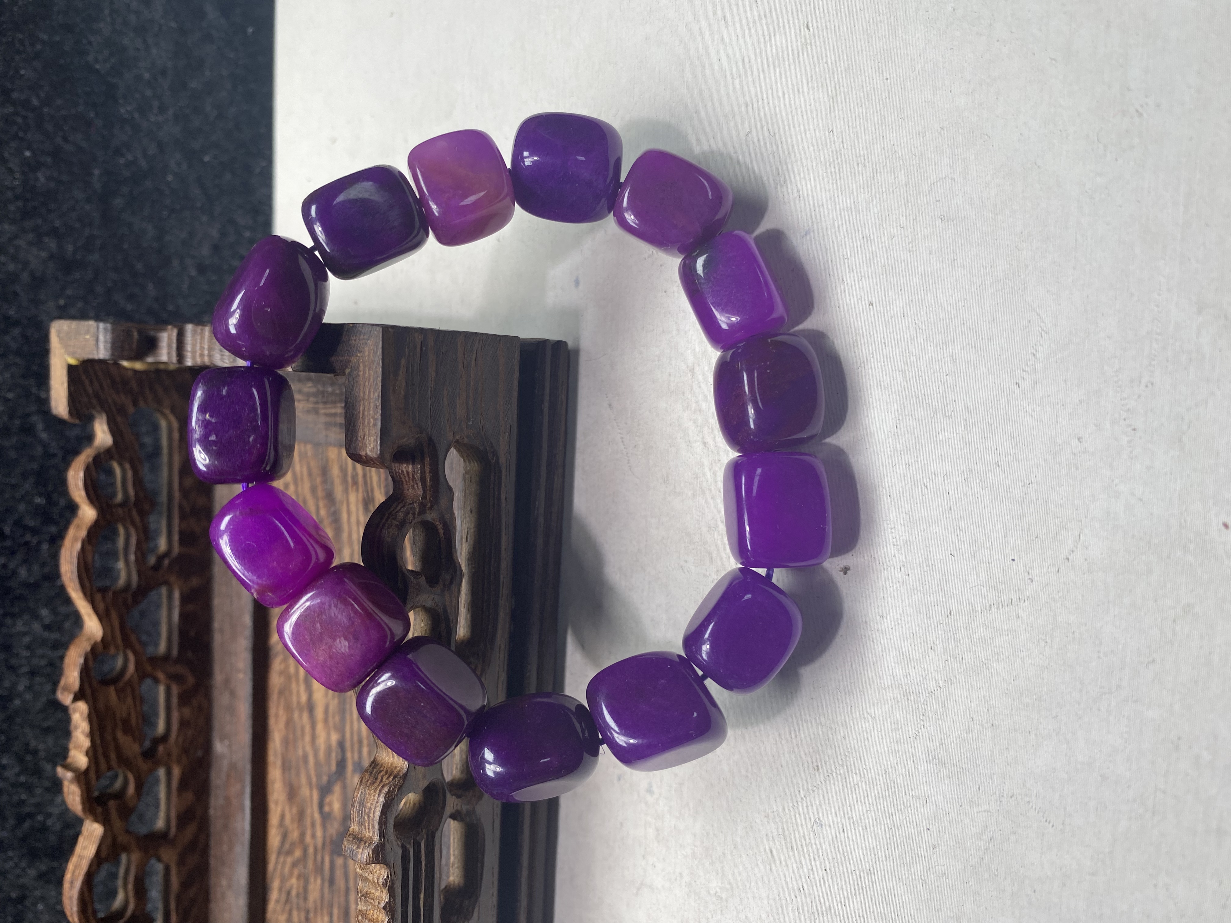 夜莺樱花粉随形紫舒手串时尚百搭女款-470YH2809