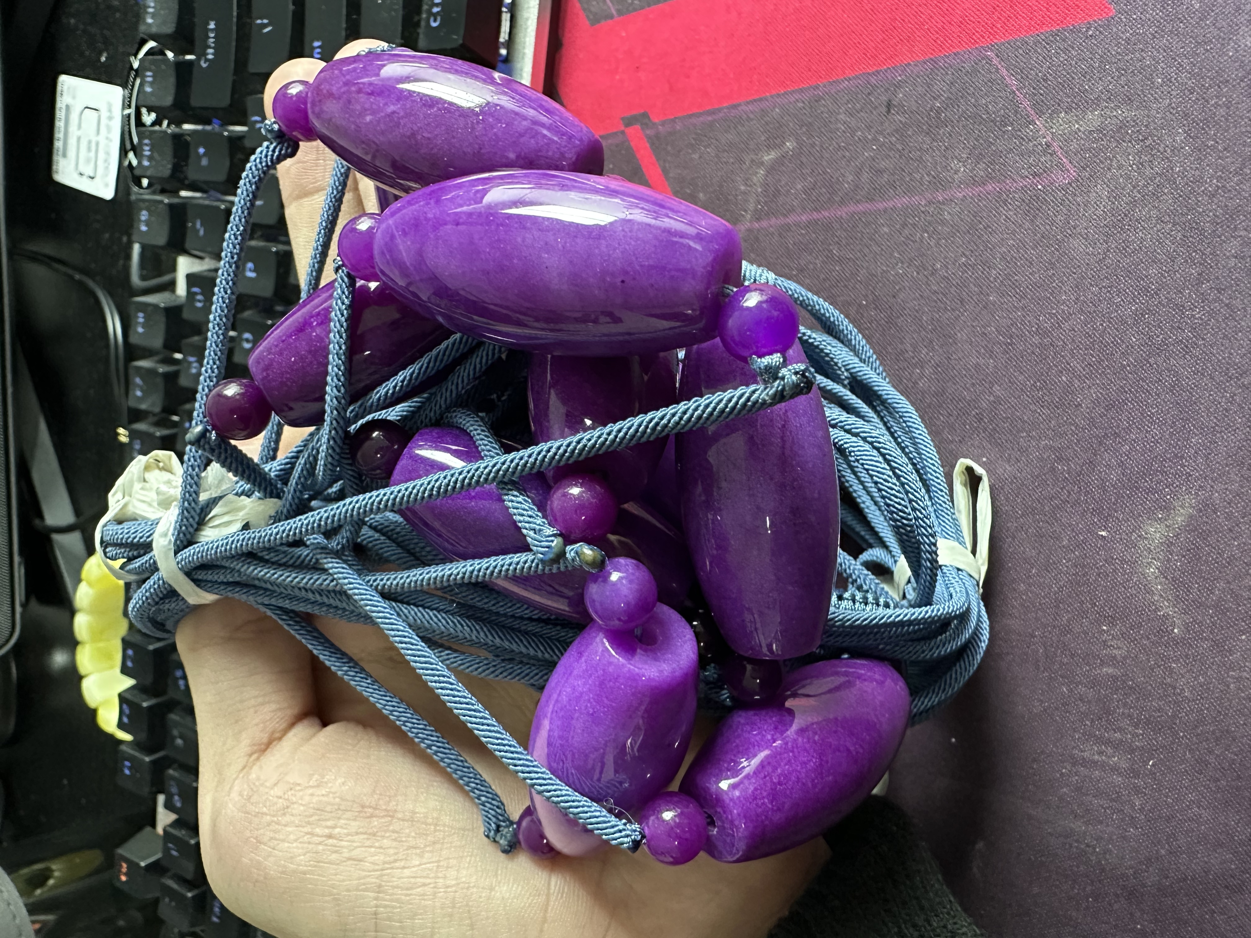 皇家紫大路路通吊坠时尚百搭女款-47509