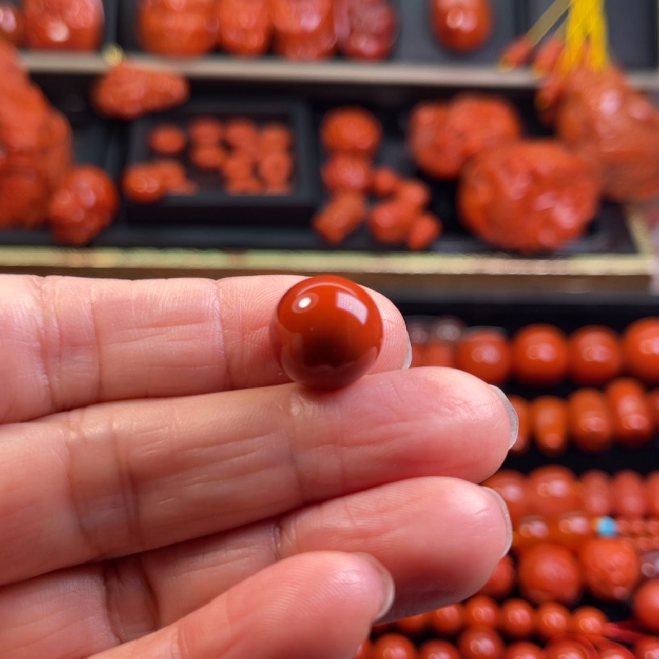 【闪购商品】南红玛瑙单珠未镶嵌骑***Y