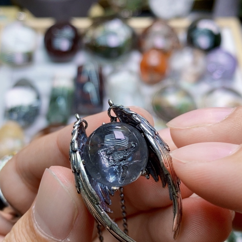 【闪购商品】水晶颈饰银S925镶嵌1****M