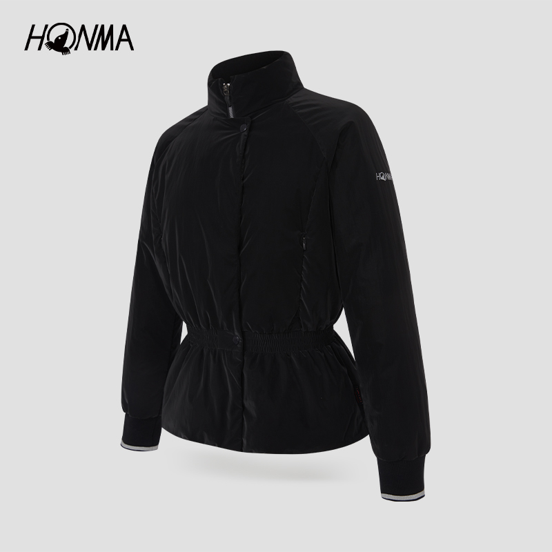 【专业高尔夫】HONMA女士外套羽绒防寒收腰立领时尚鹅绒HWKD121R940