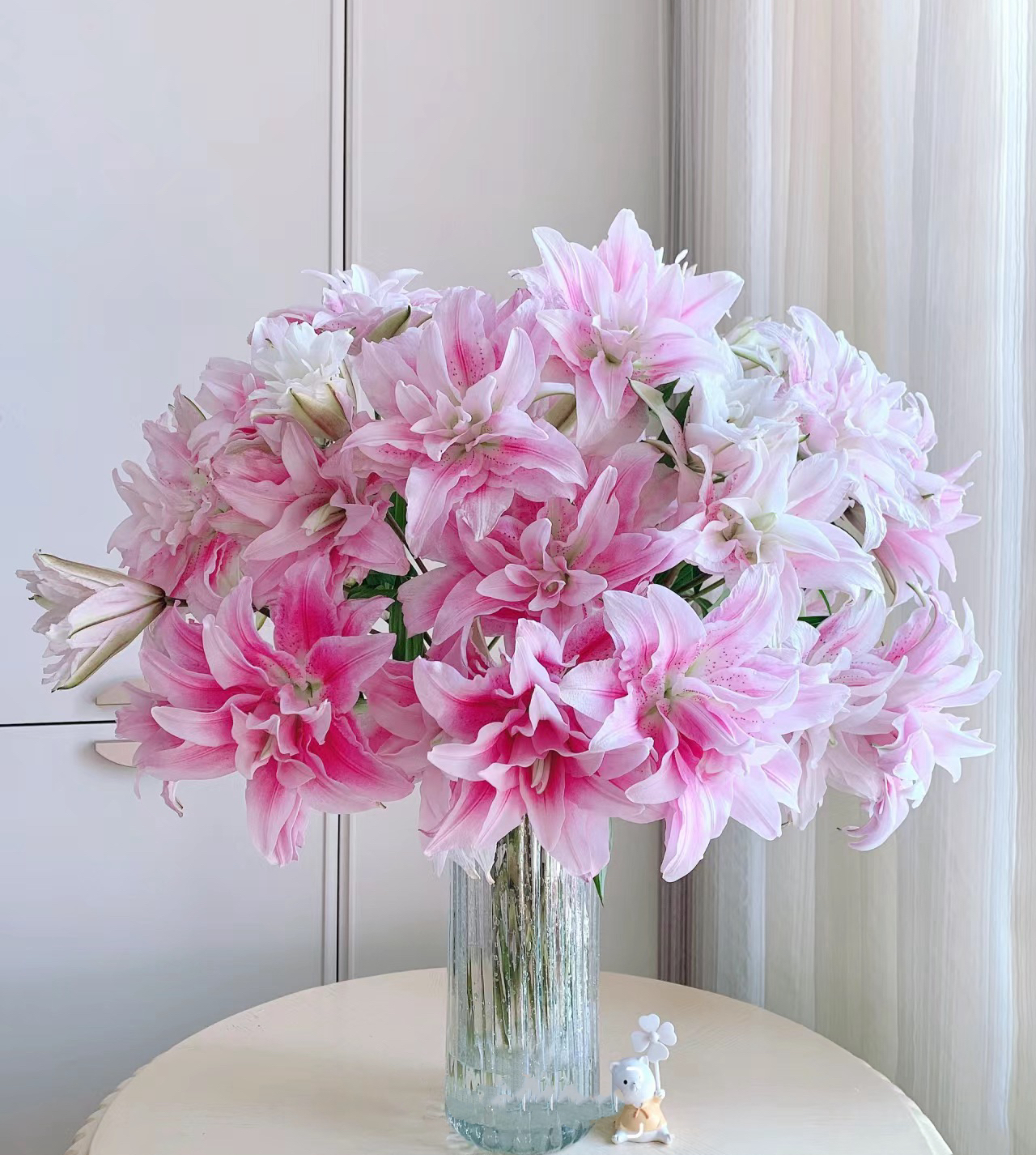 【如熙臻品】两头玲珑伊莎贝拉 --重瓣百合（5支）