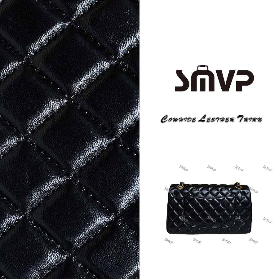 SMVP真皮女包 F链条包 10111 黑色