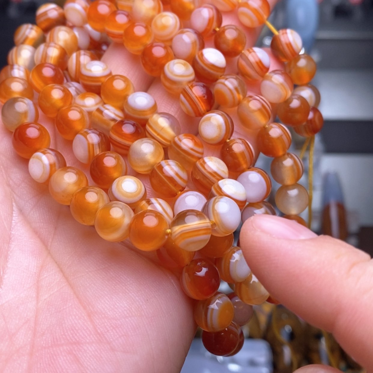 【闪购商品】石英质玉项链未镶嵌