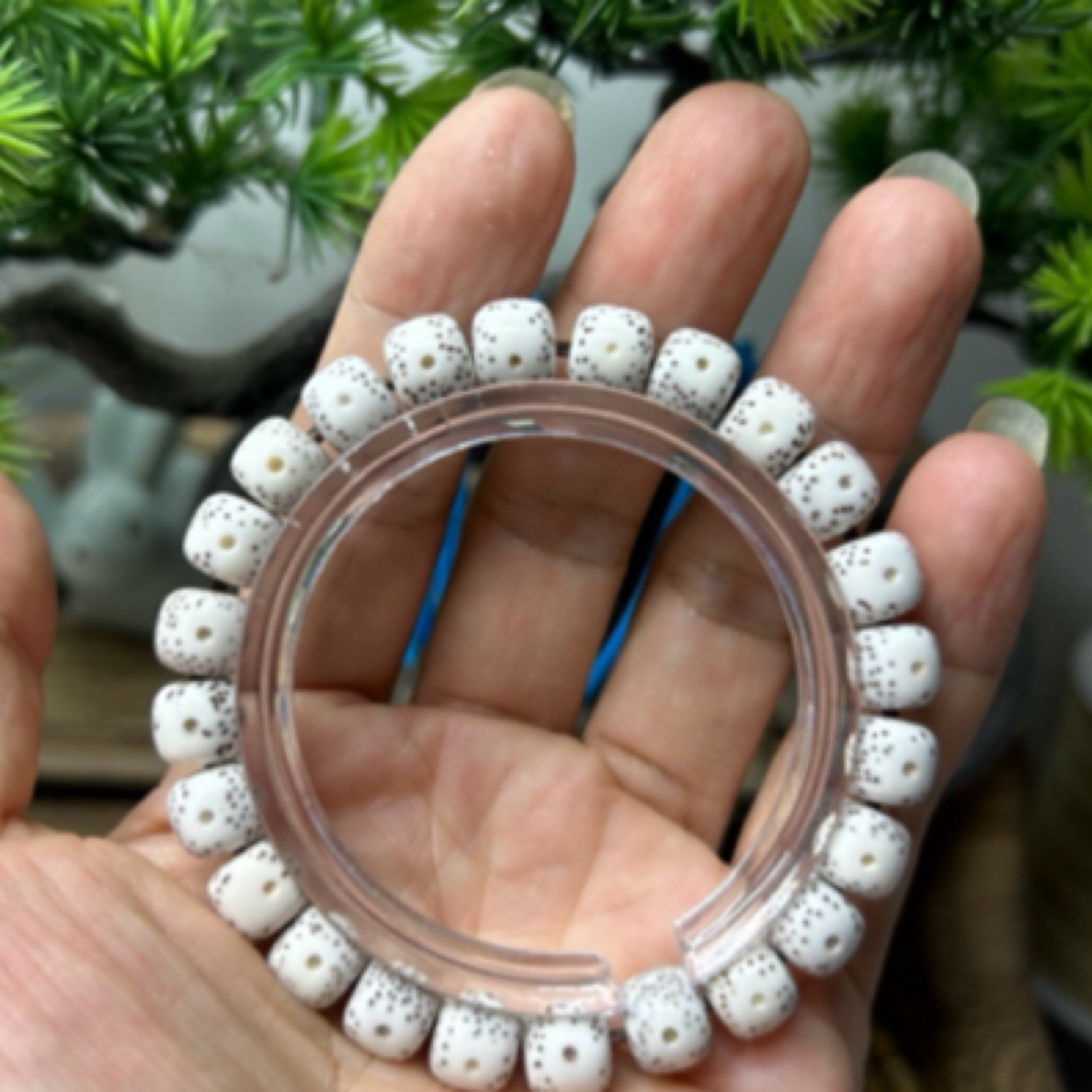 精品星月菩提高密手串7x9正月 意禅星月