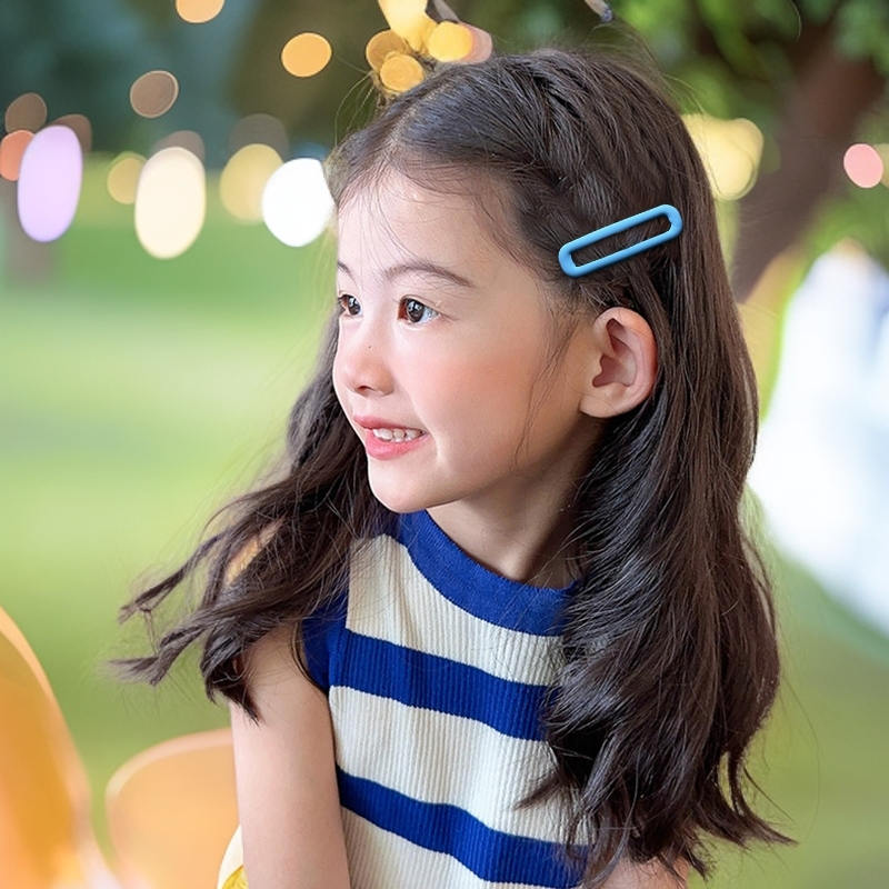 时尚磨砂彩色发饰可爱侧边儿童头饰外出百搭气质刘海发夹发卡顶夹